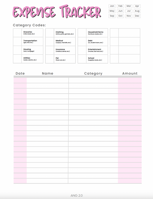 ✨ FREE Expense Tracker PDF ✨