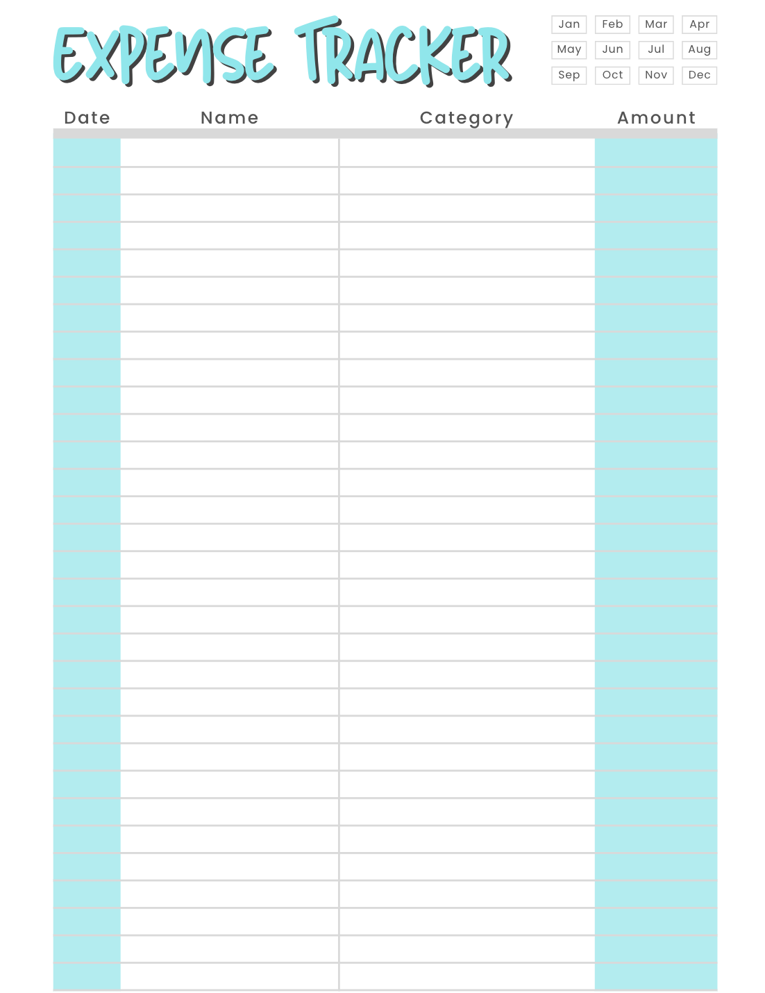 ✨ FREE Expense Tracker PDF ✨